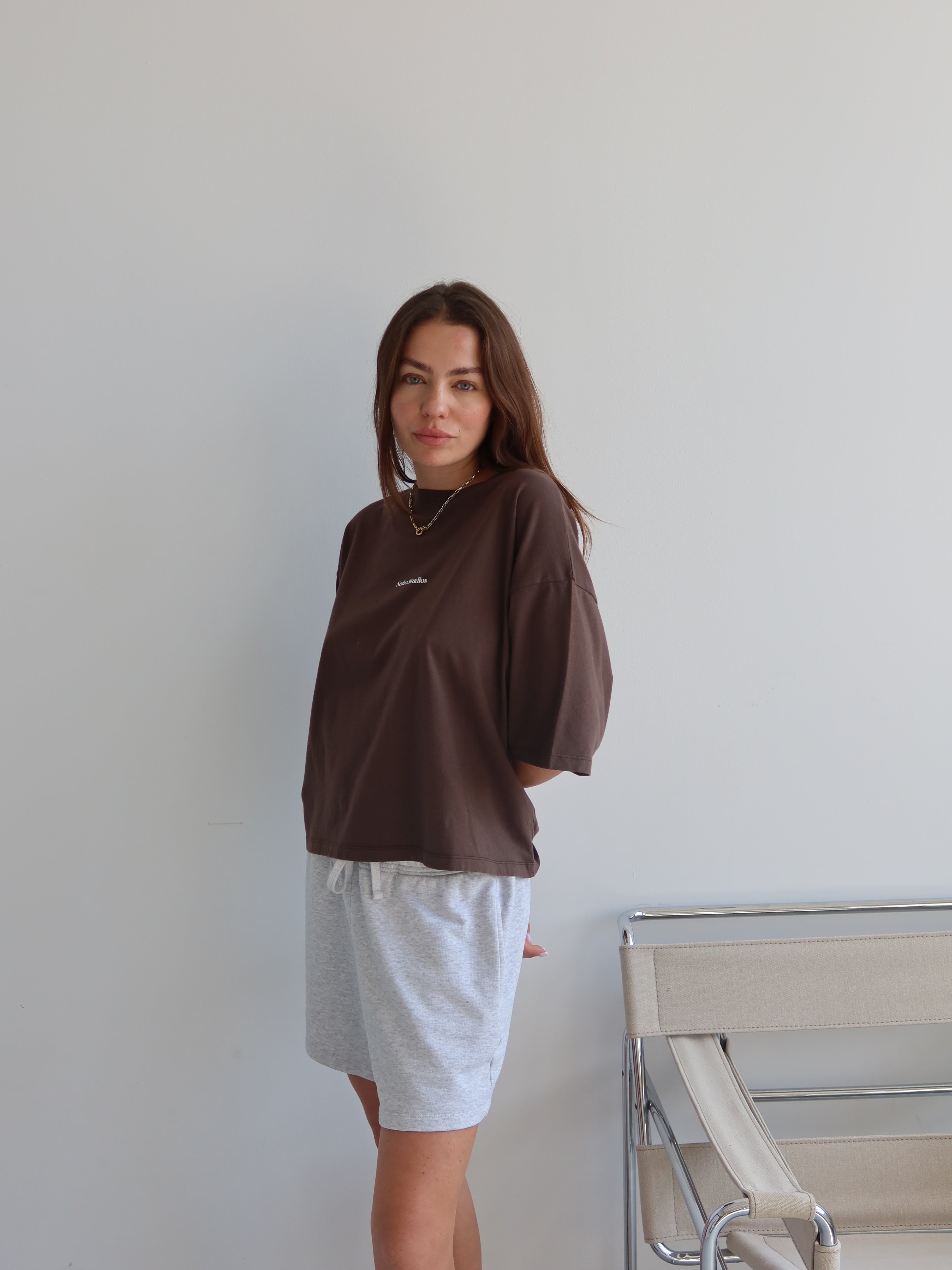 SOHO STUDIOS LUCY T-SHIRT CHOCOLATE