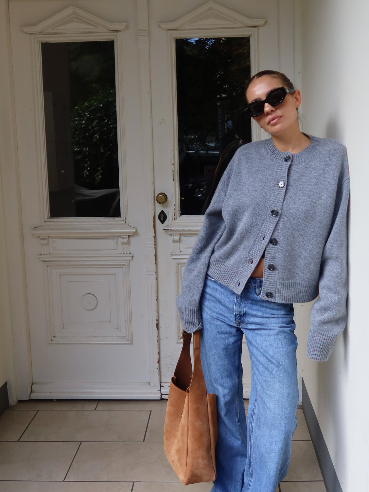 KATE CARDIGAN grey melange