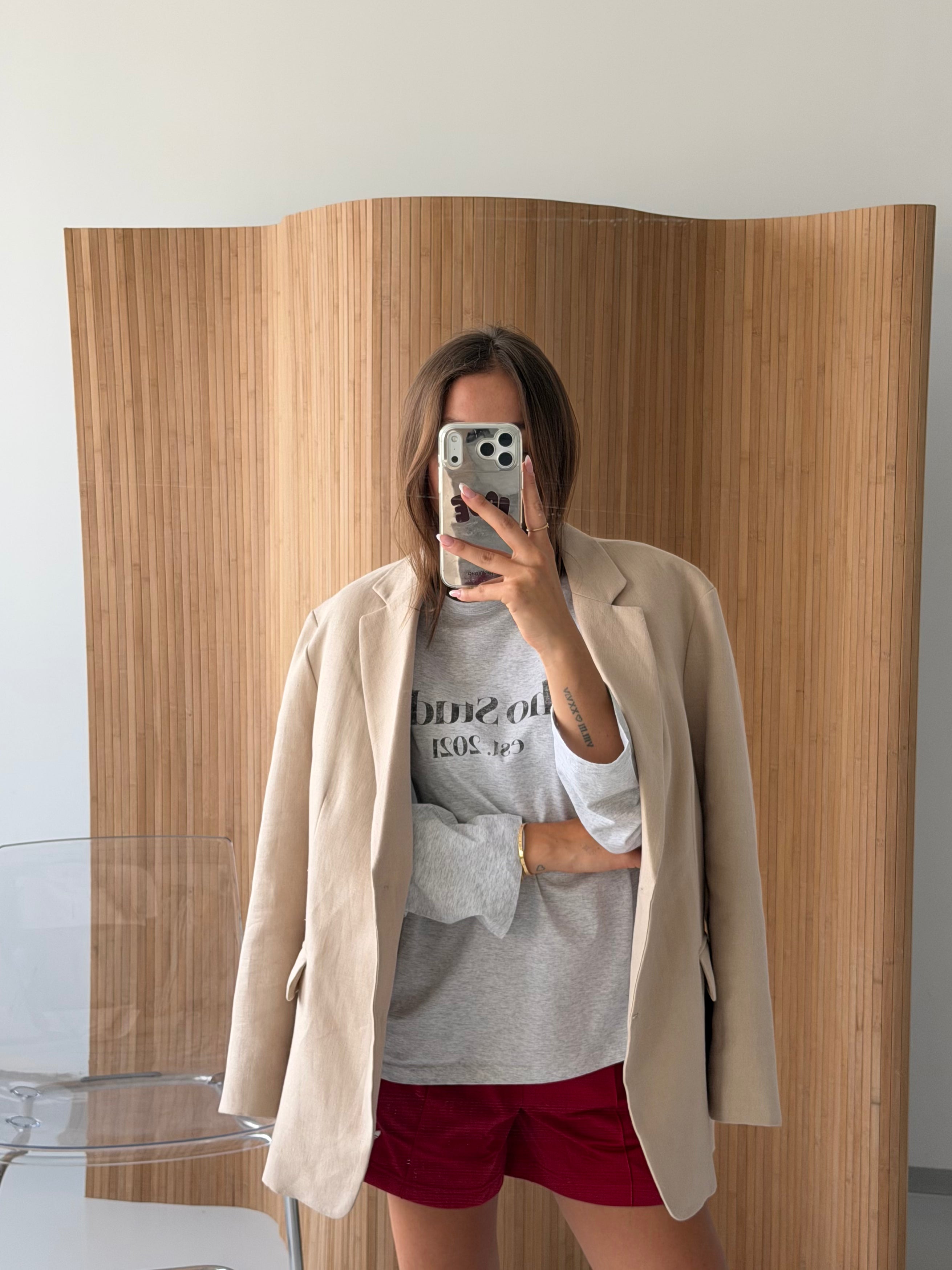 SOHO STUDIOS JERSEY LONGSLEEVE light grey melange