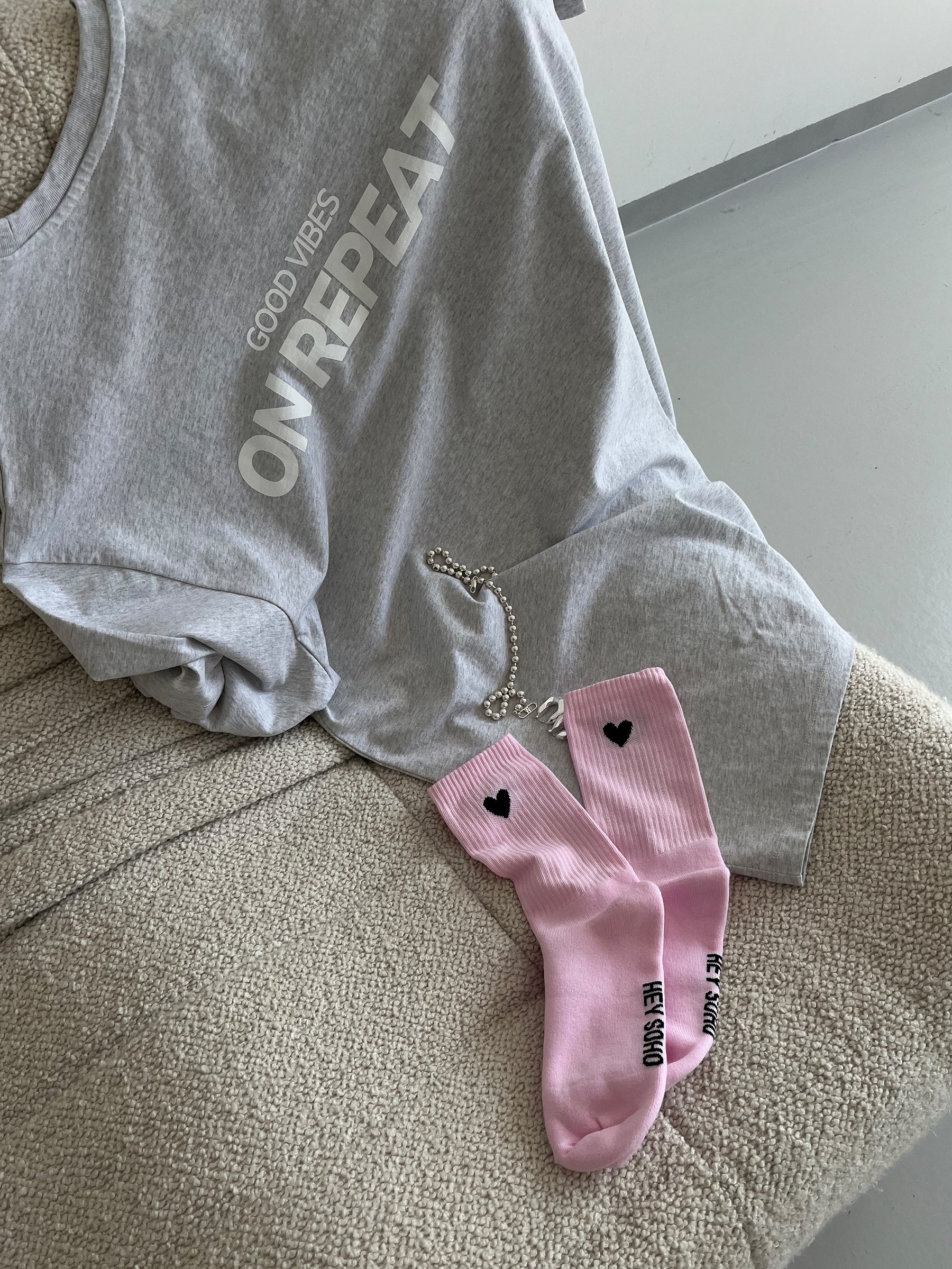 BLACK HEART Socken