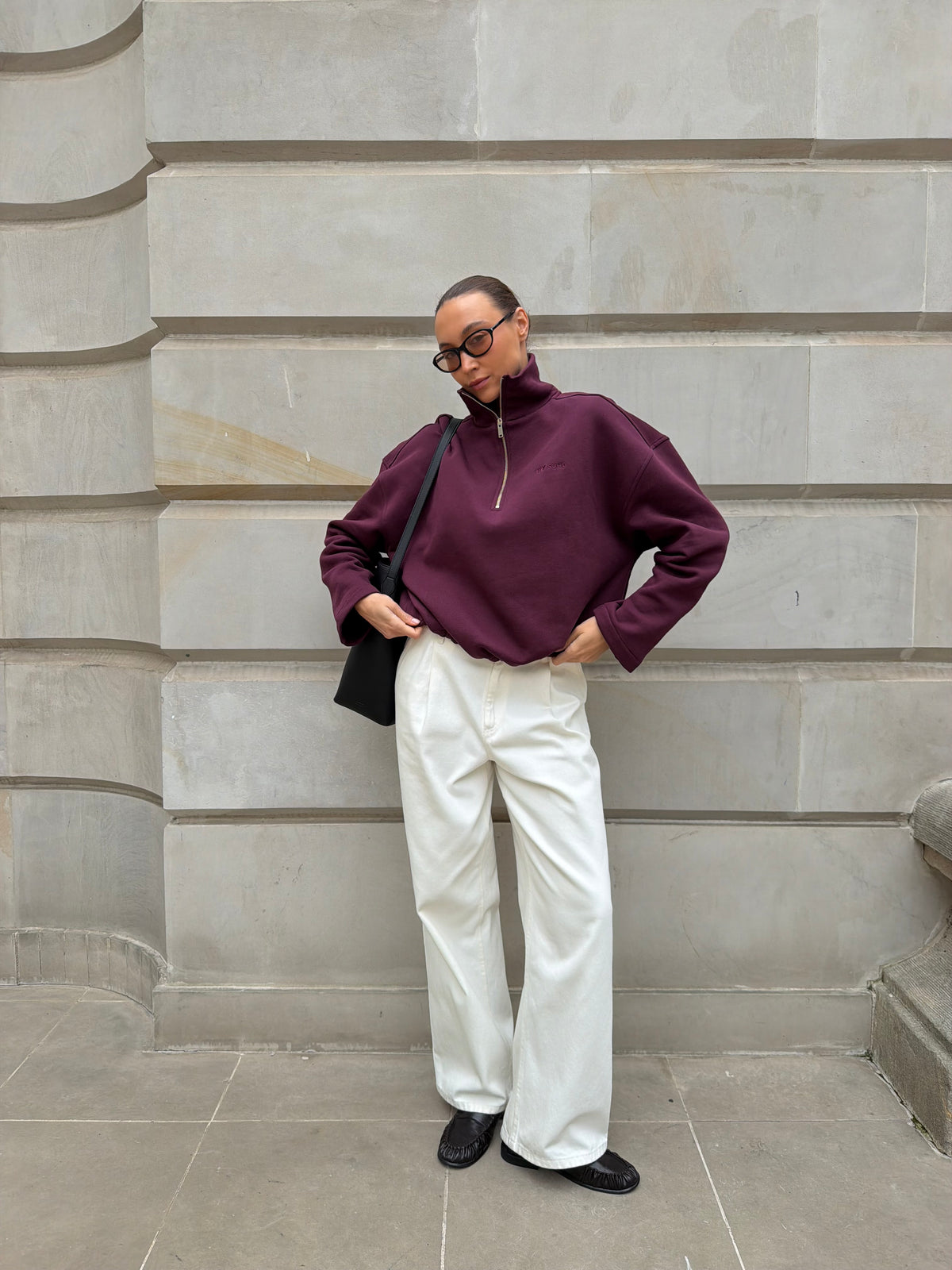 HEY SOHO TECHNO SWEATSHIRT PLUM