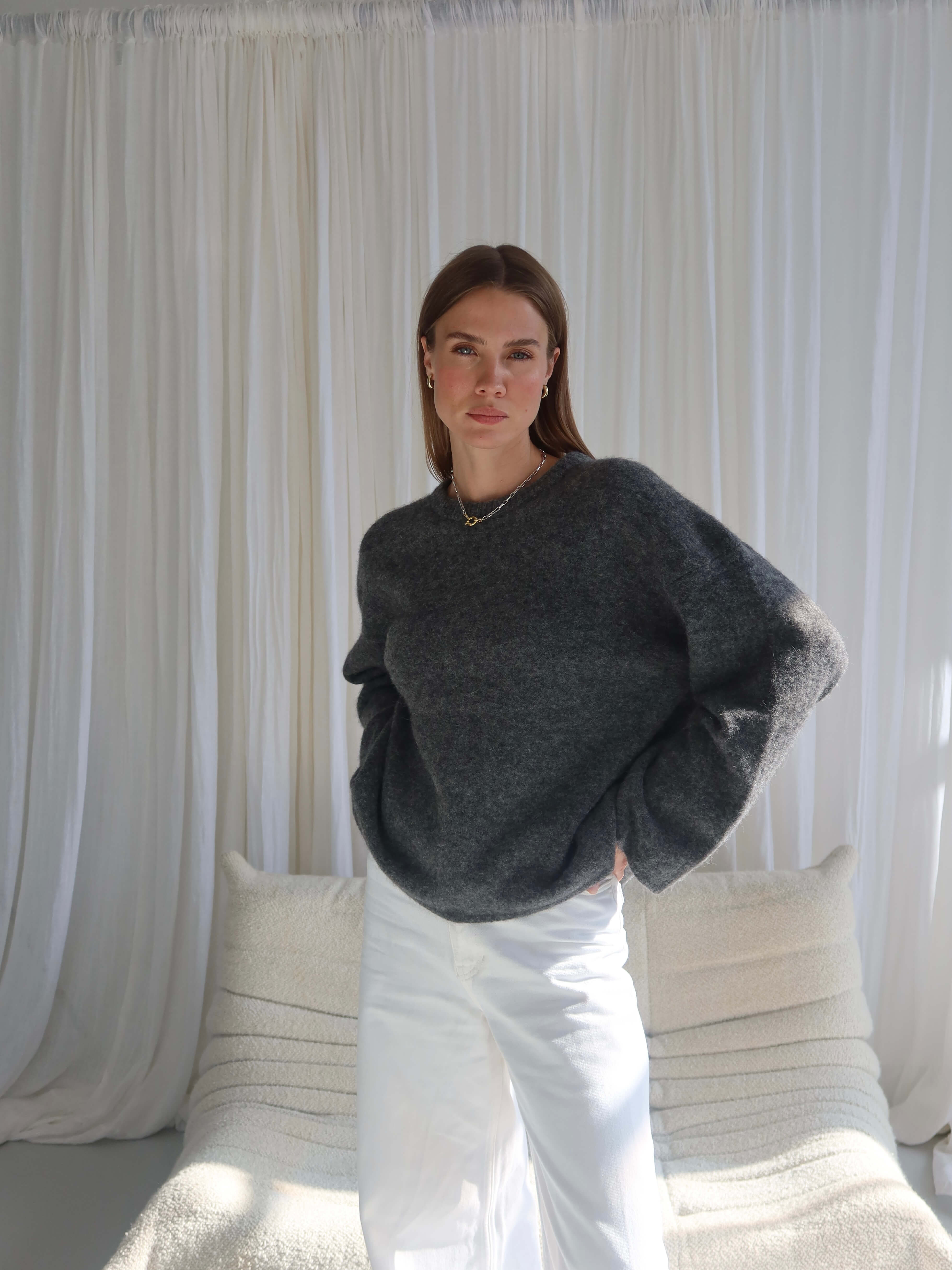 SOHO STUDIOS DALIA dark grey melange