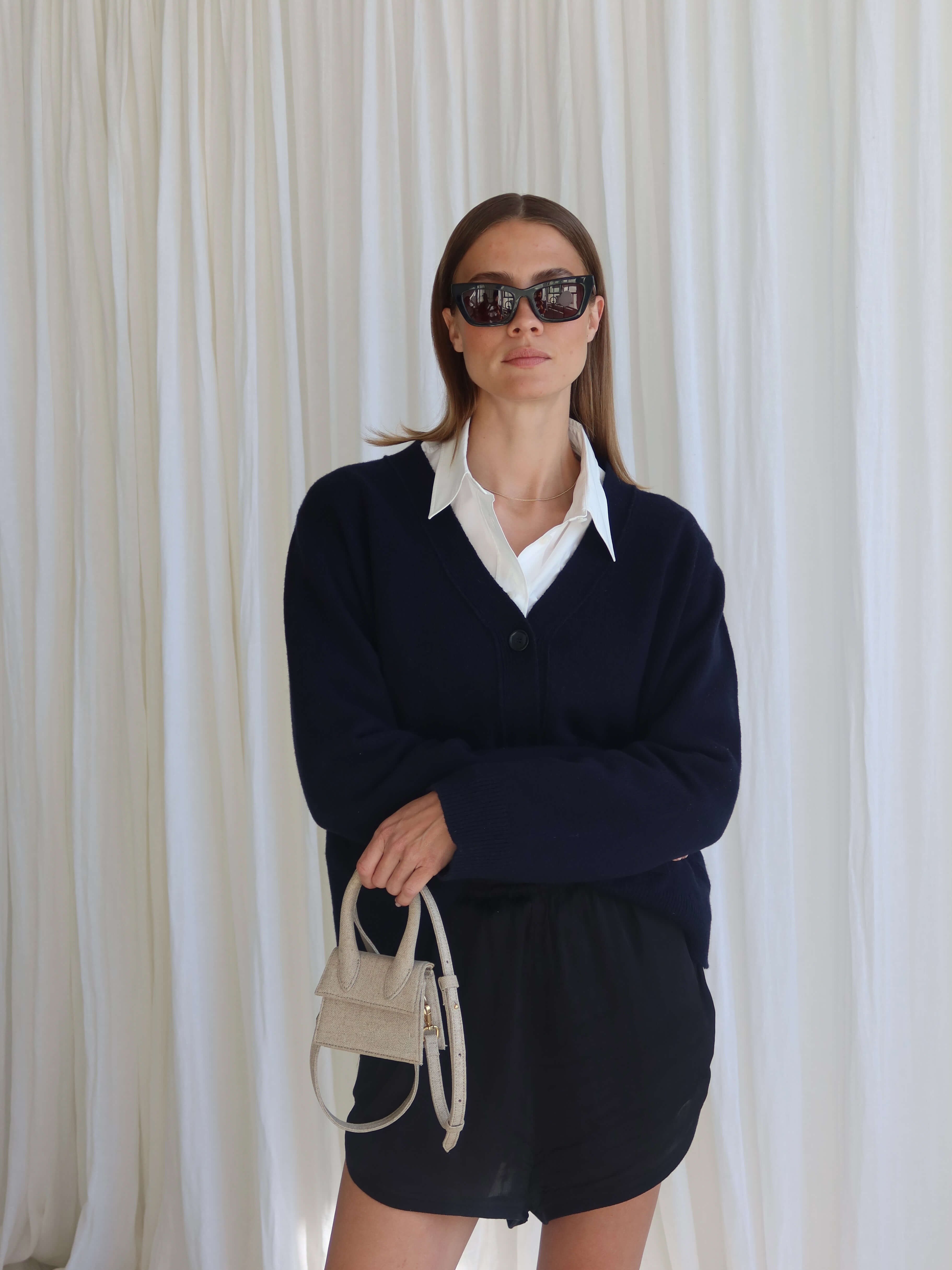 SOHO STUDIOS NORA CARDIGAN navy