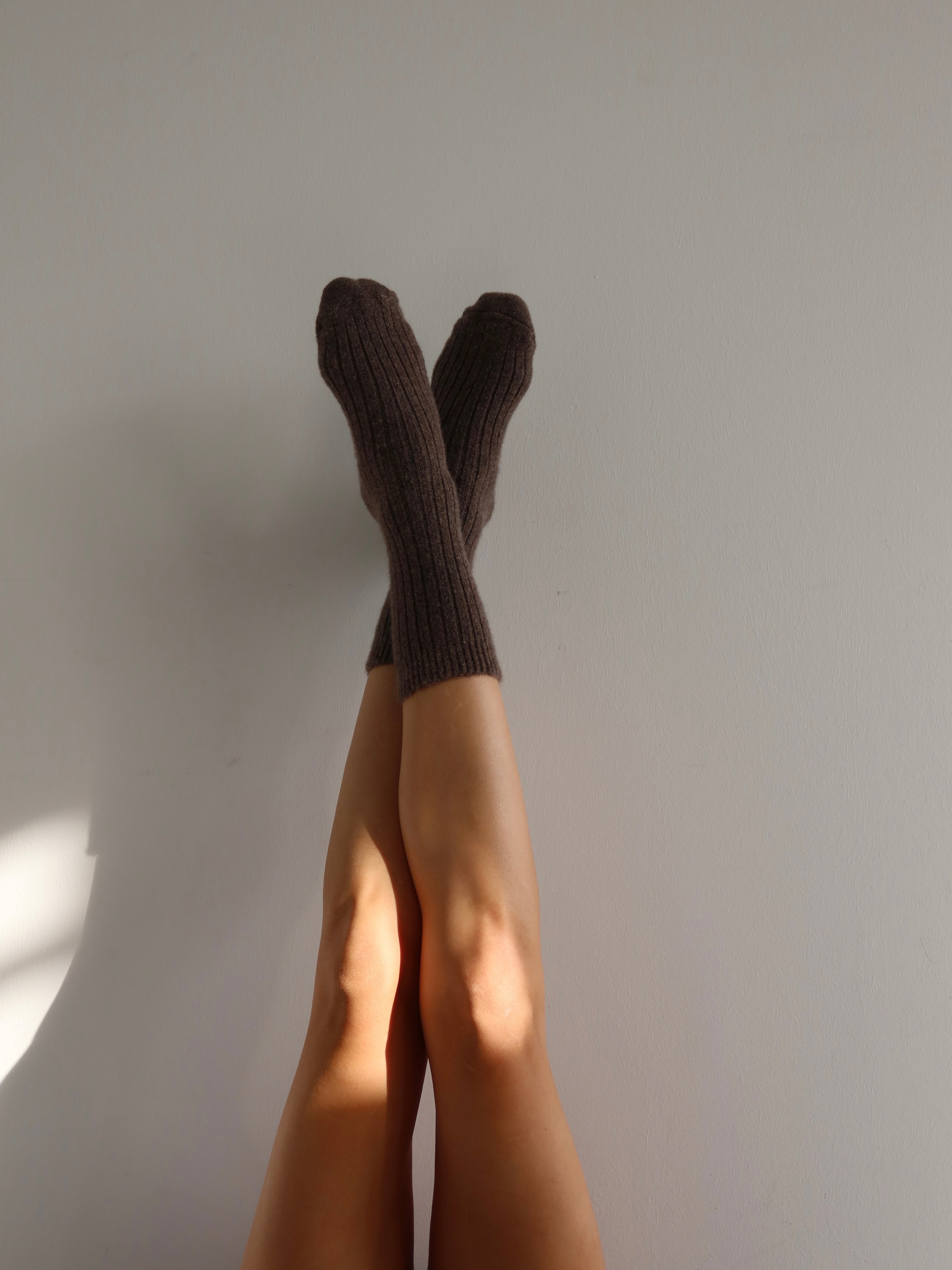 STINE Woll Socken brown