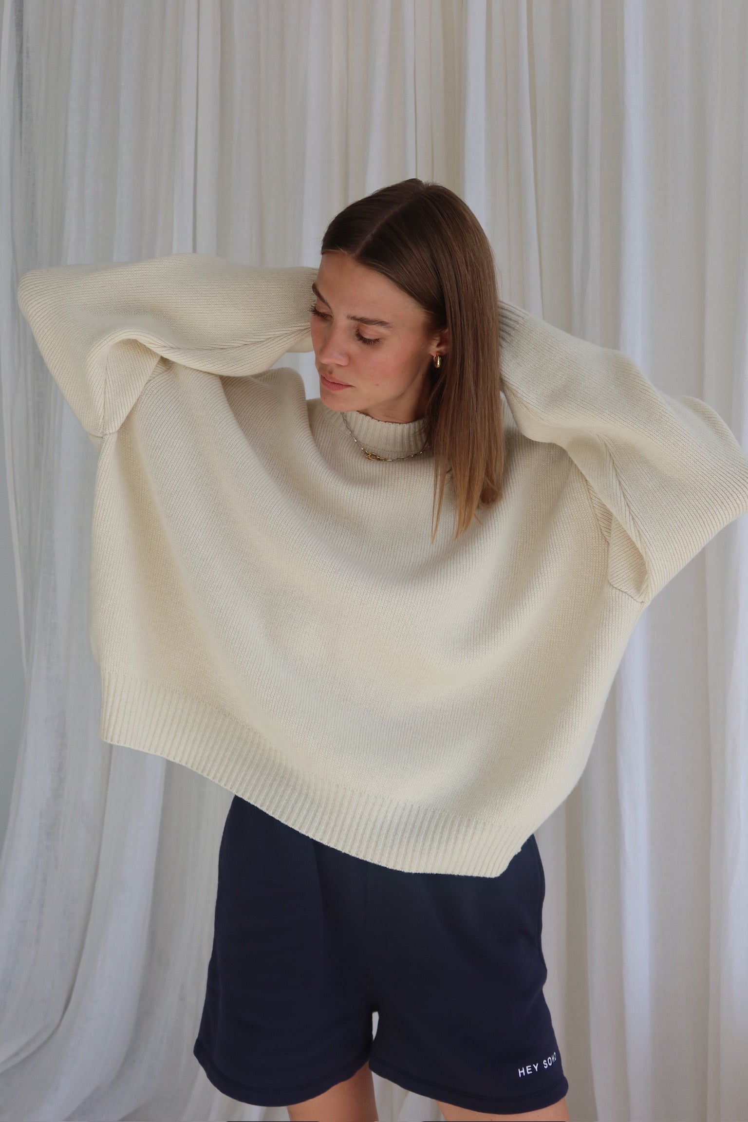 SOHO STUDIOS AVA PULLOVER light butter