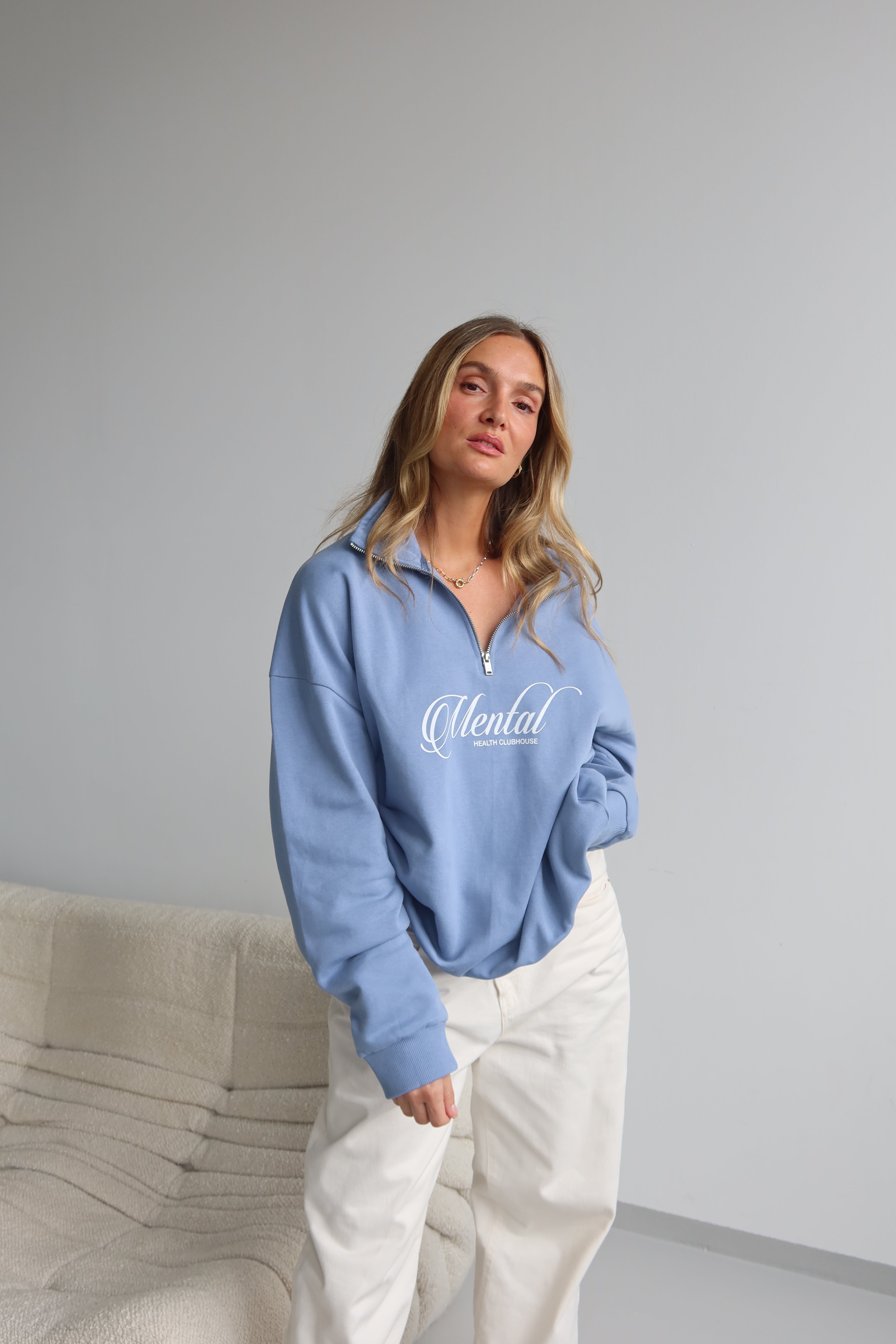 MENTAL HEALTH Zip Sweater