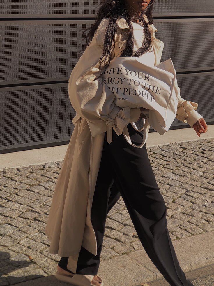 GIVE YOUR ENERGY TO THE RIGHT PEOPLE Shopper - heysoho