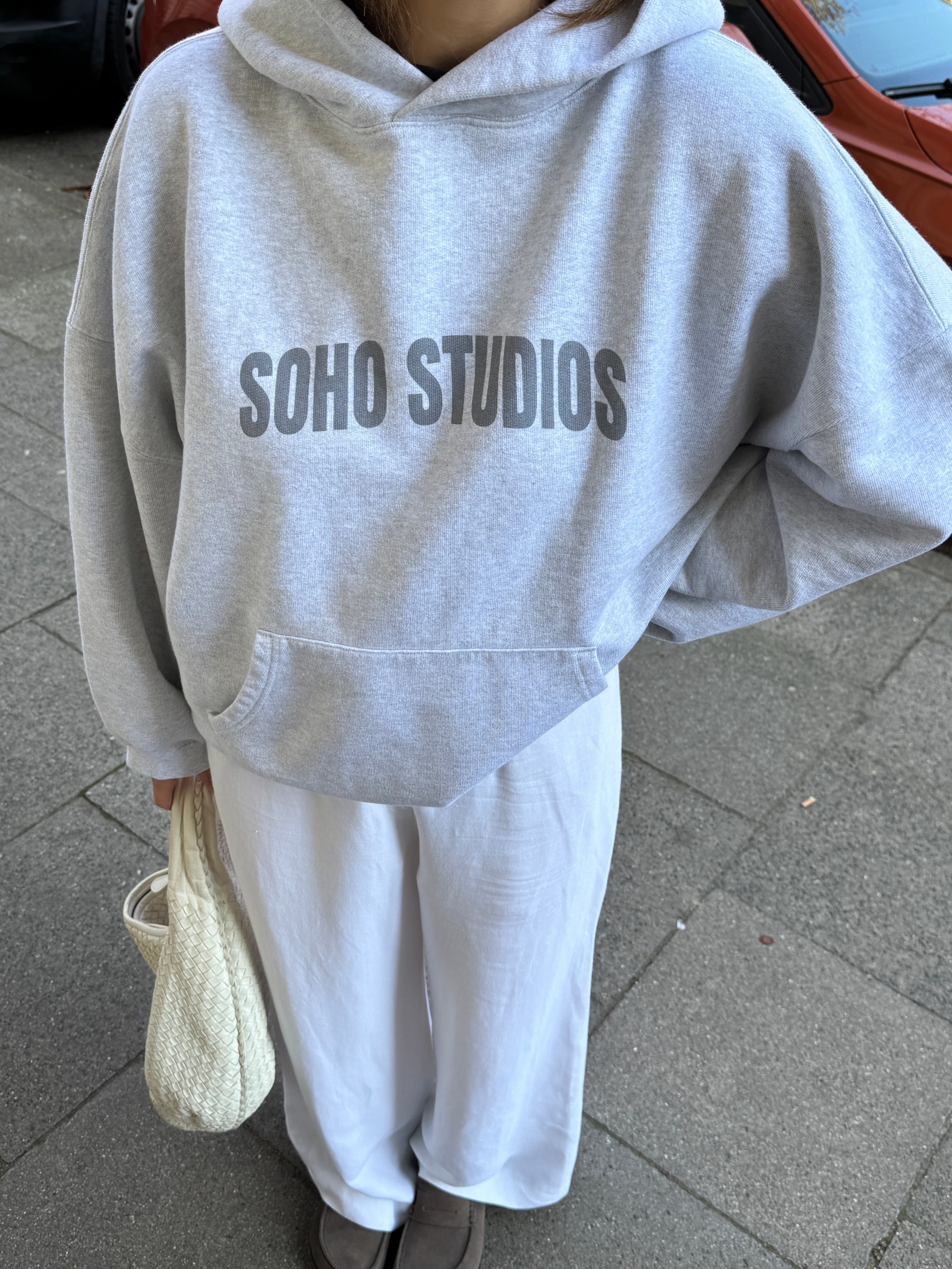 SOHO STUDIOS EDDA Hoodie light grey melange