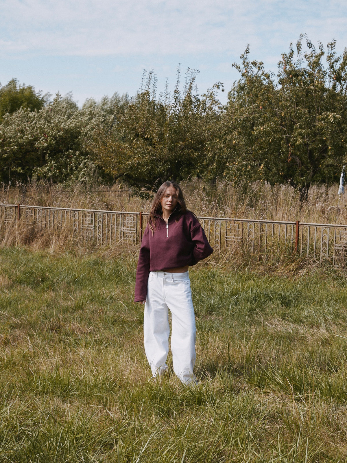HEY SOHO TECHNO SWEATSHIRT PLUM
