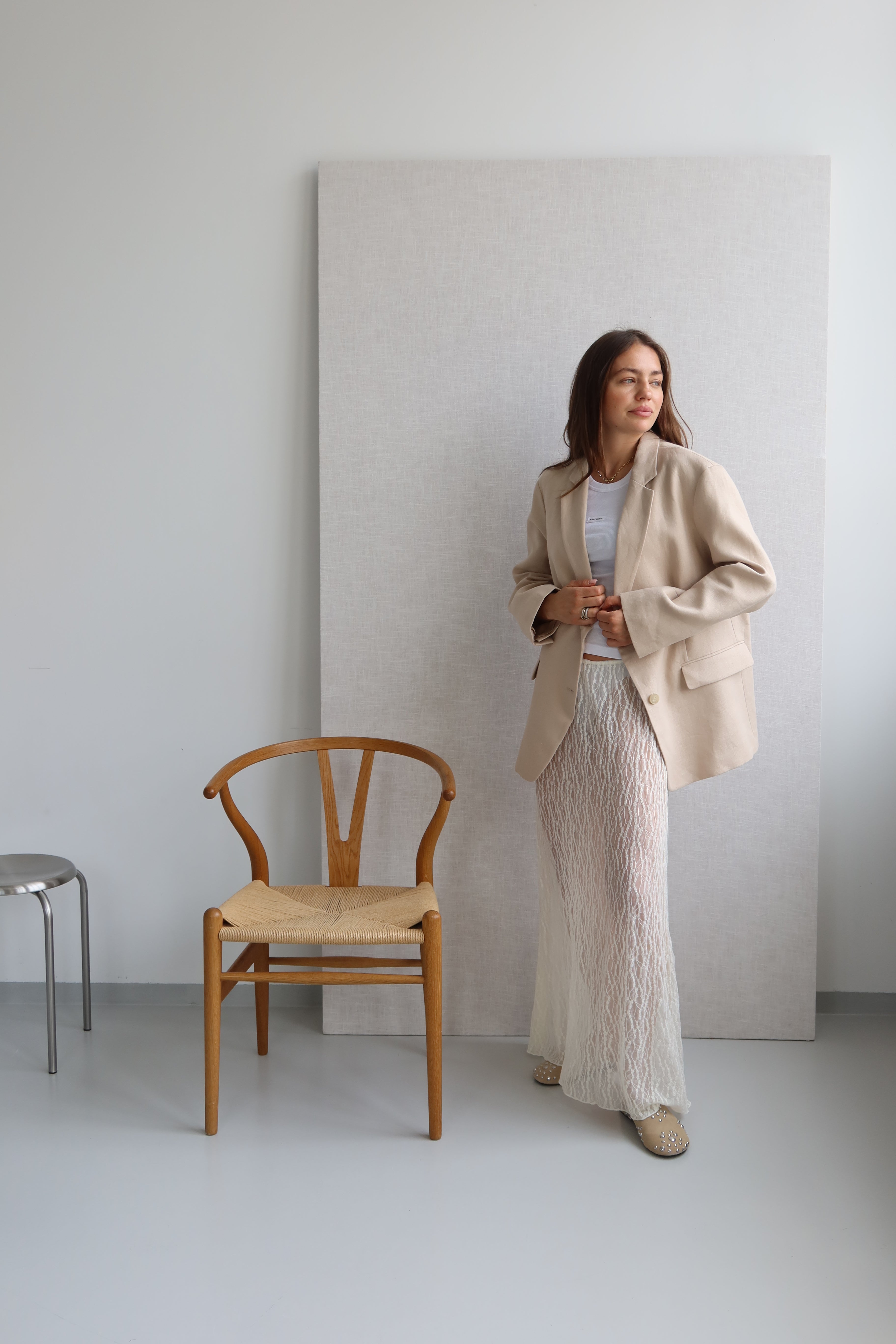 SOHO STUDIOS ANNI BLAZER beige