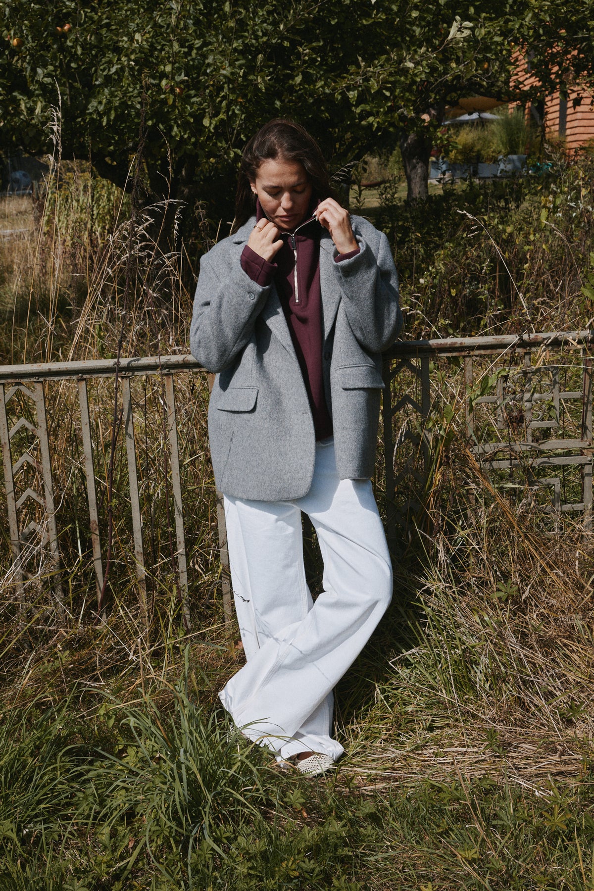GABRIELA BLAZER grey melange