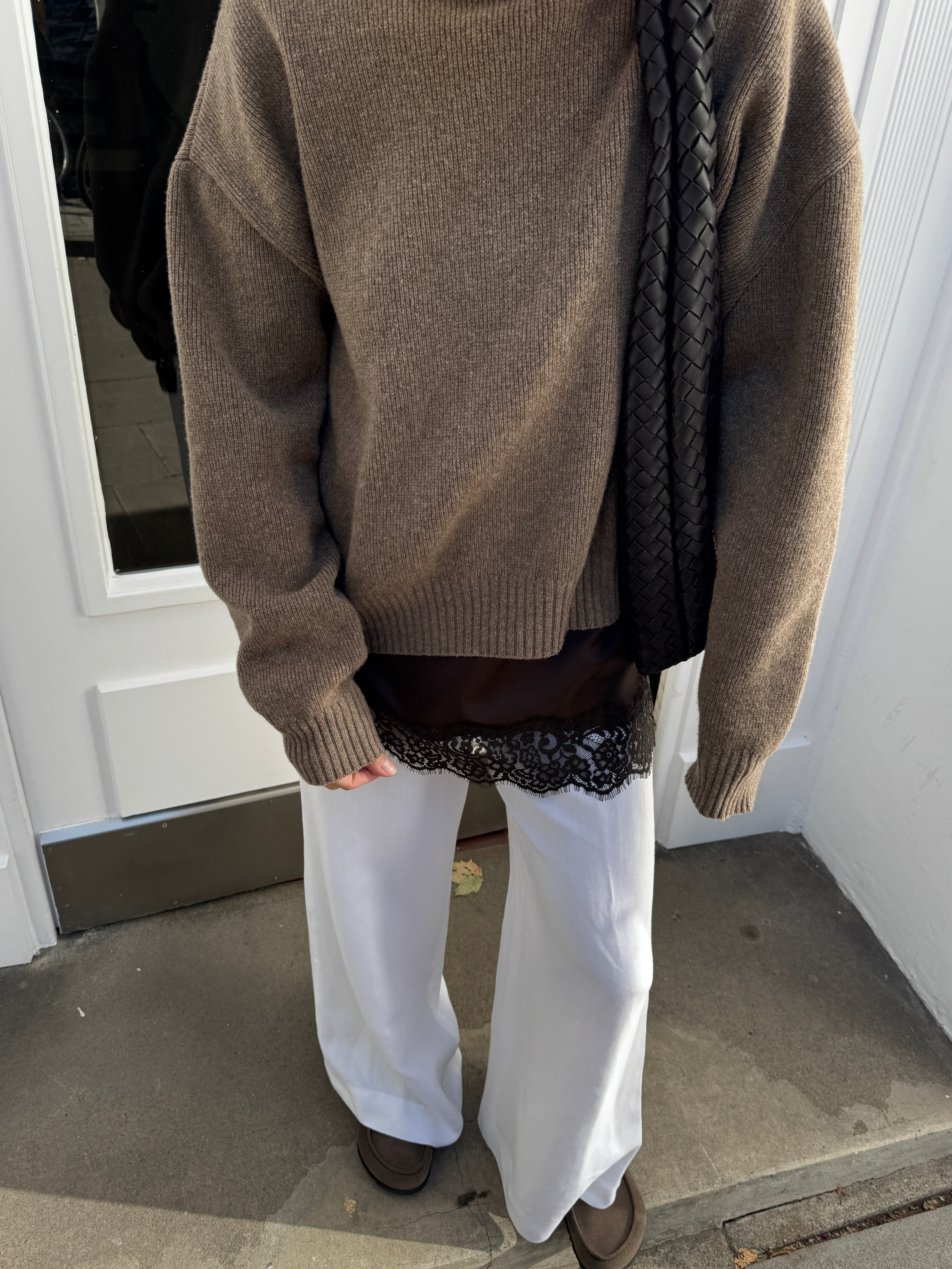 SOHO STUDIOS AVA PULLOVER chocolate melange