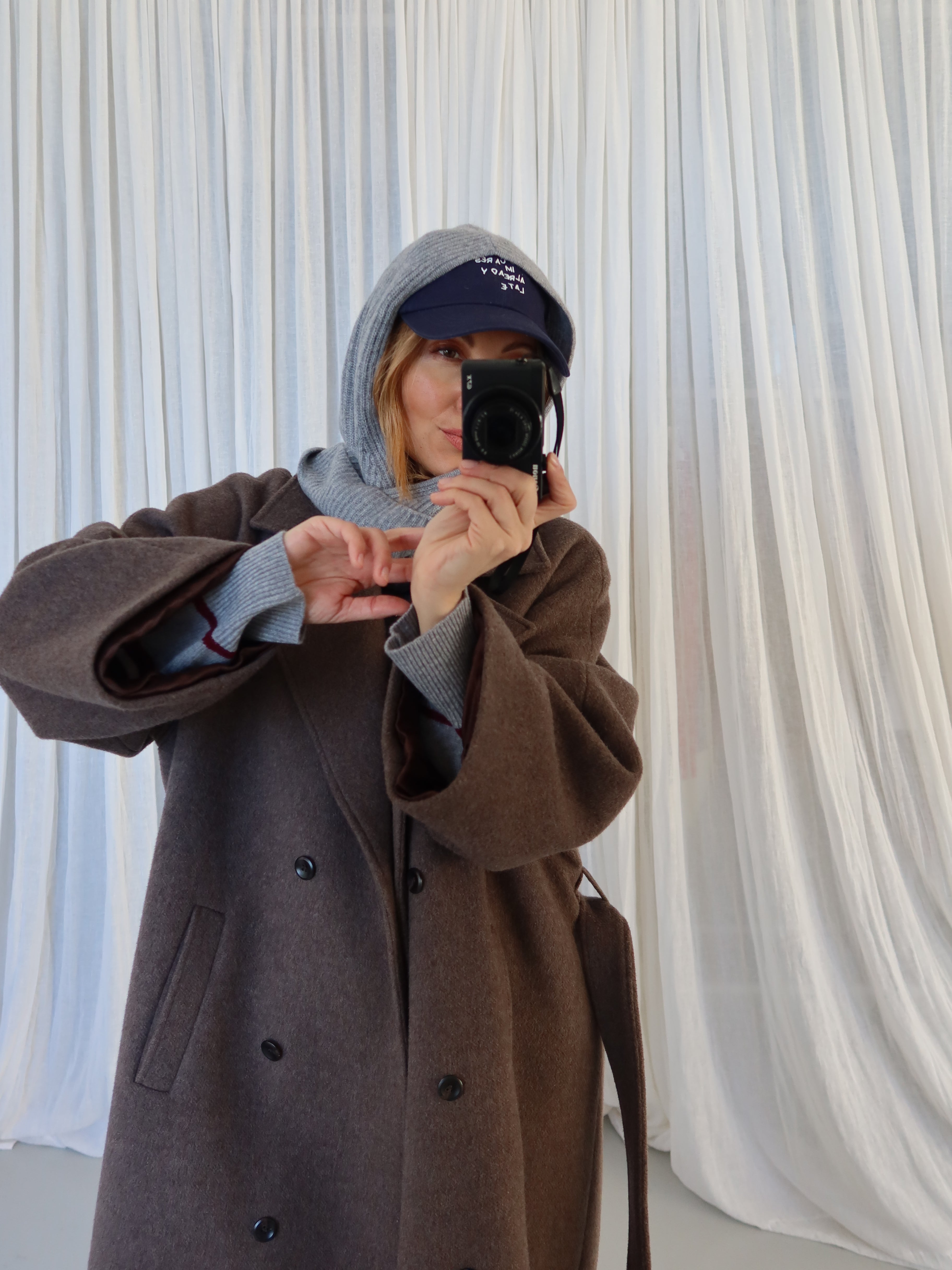 JOSIE BALACLAVA grey melange