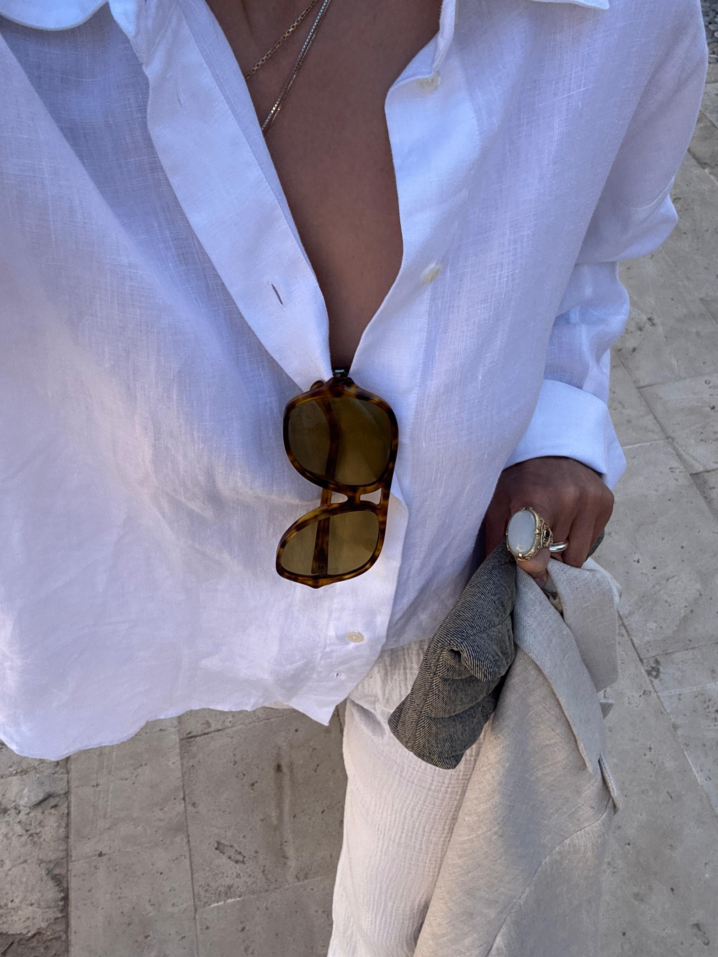 ELISA LINEN BLOUSE