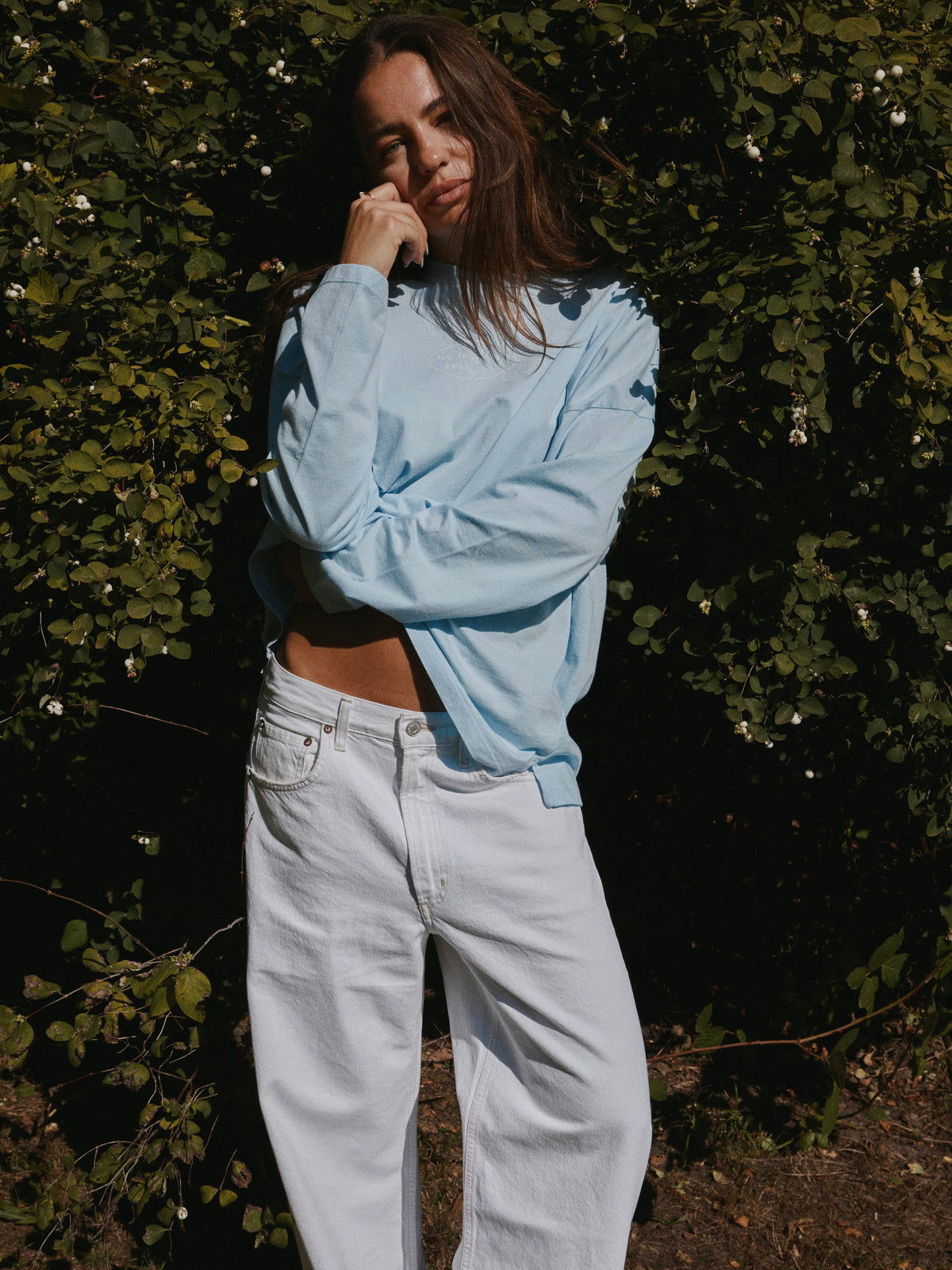 BOOKED & BUSY LONGSLEEVE AURA BLUE
