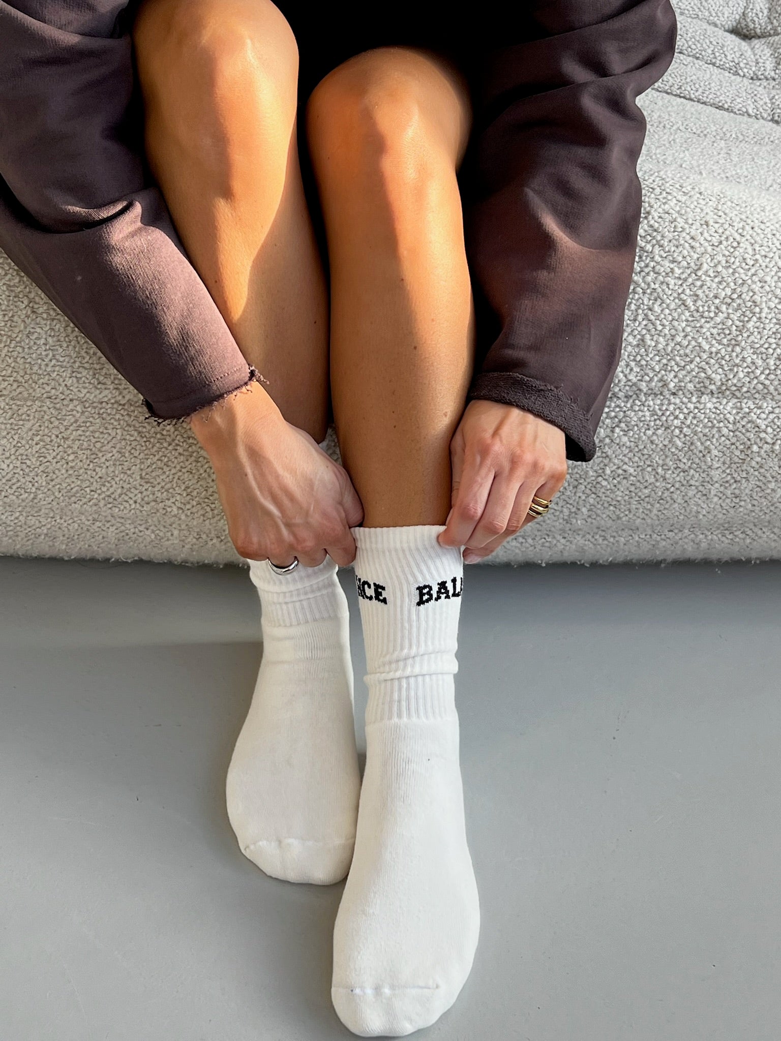 HEY SOHO Balance Socken offwhite I midnight