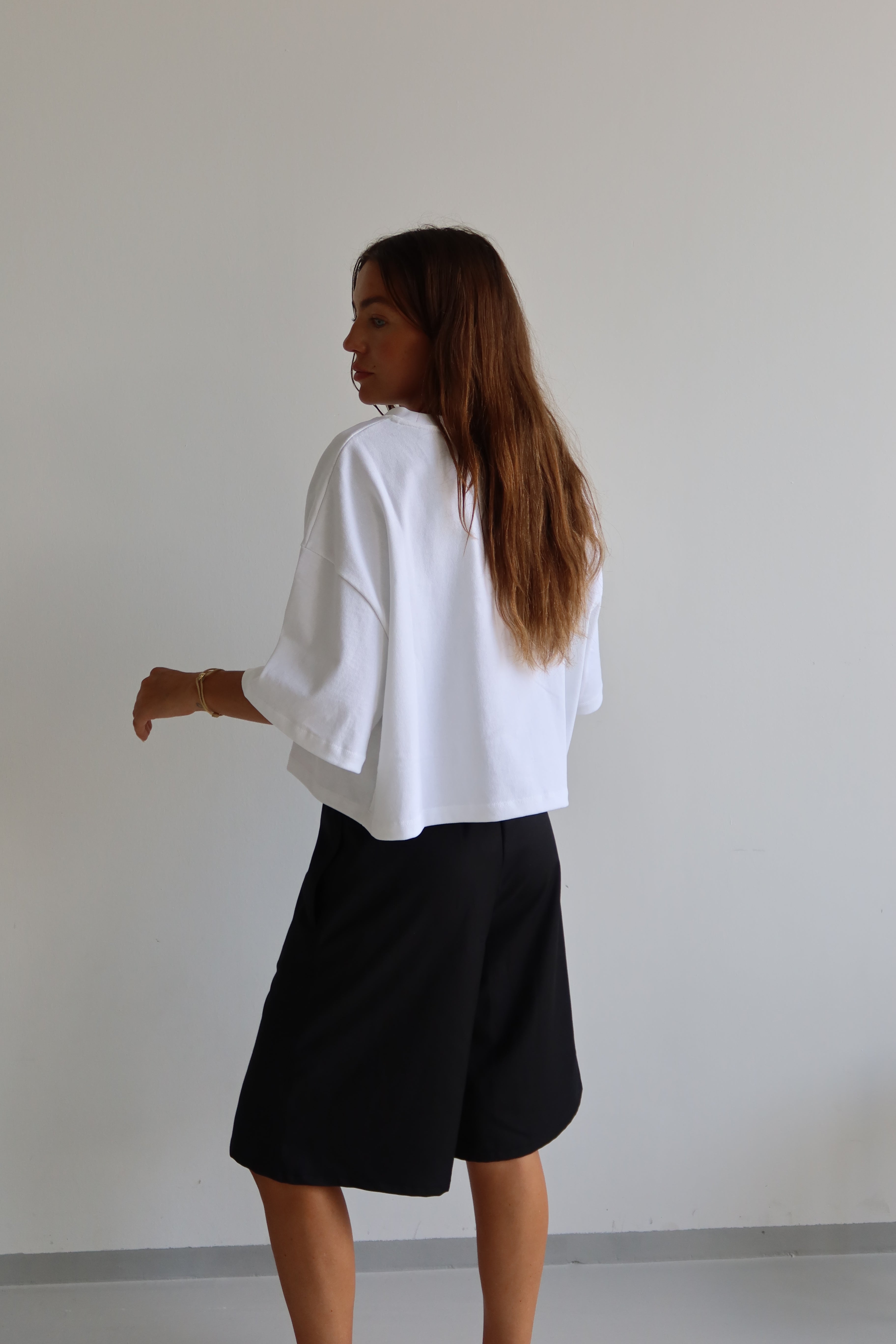 NOOR BERMUDA BLACK