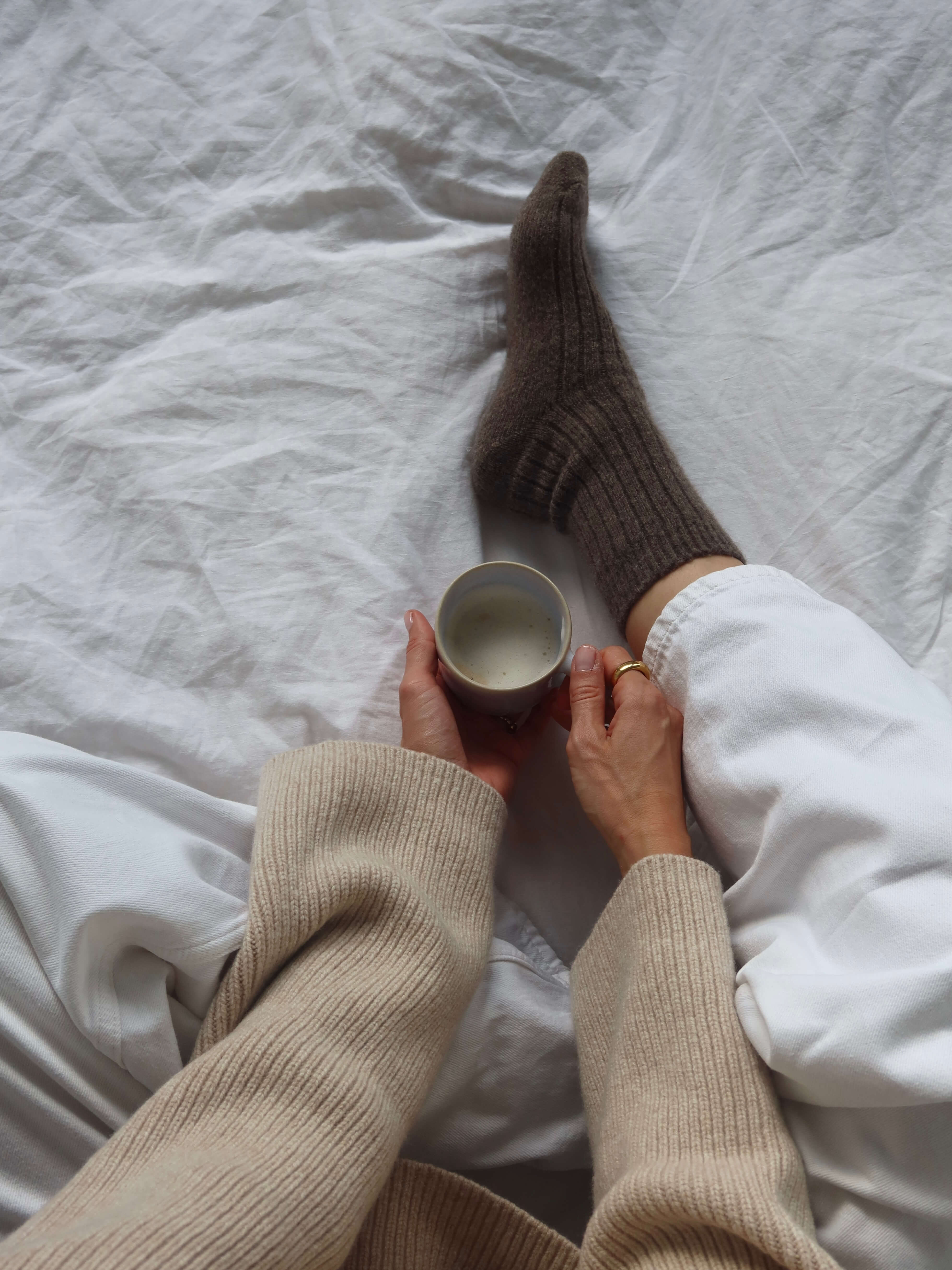 STINE Woll Socken brown