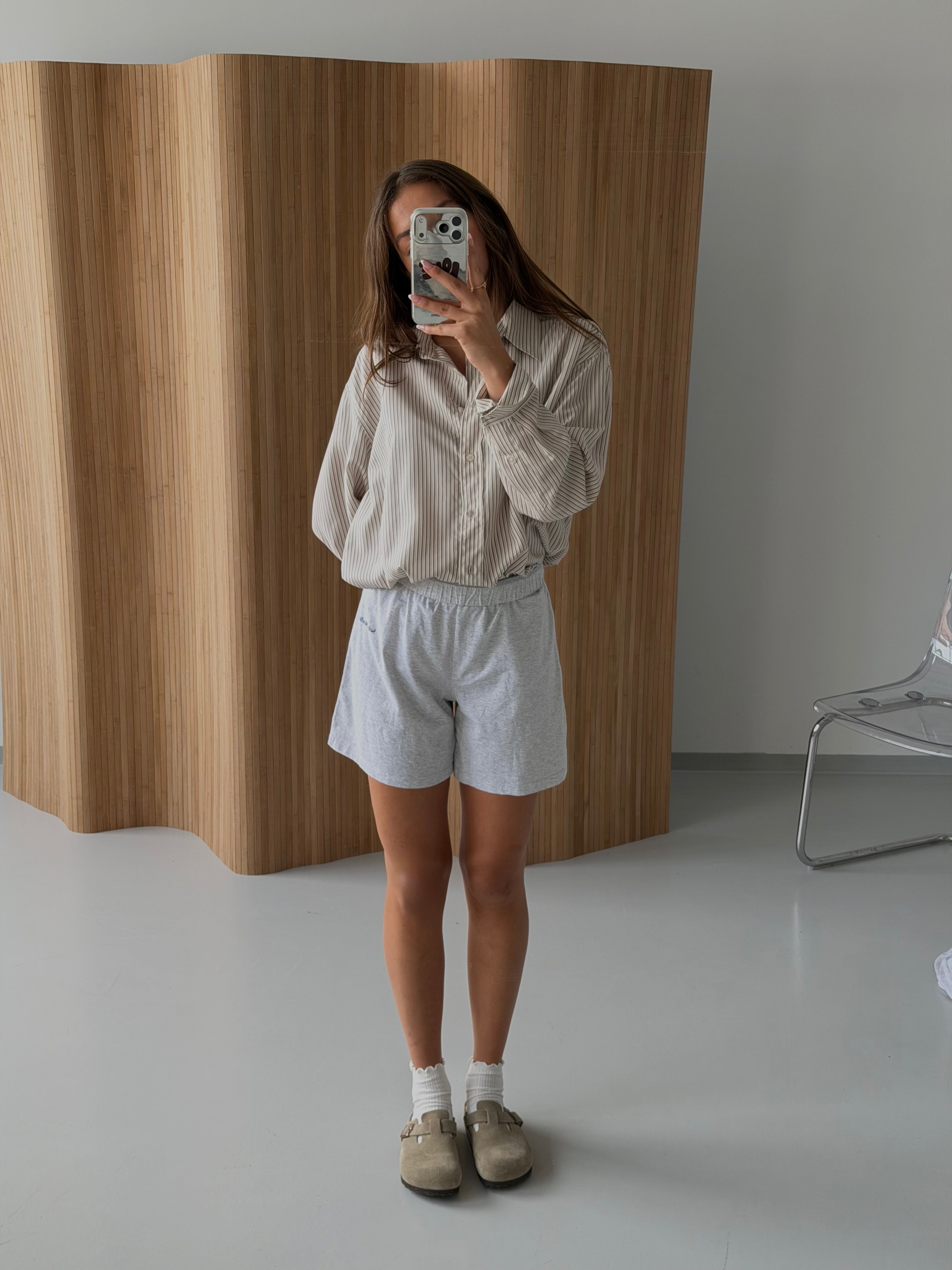 SOHO STUDIOS LIGHT JERSEY SHORTS light grey melange