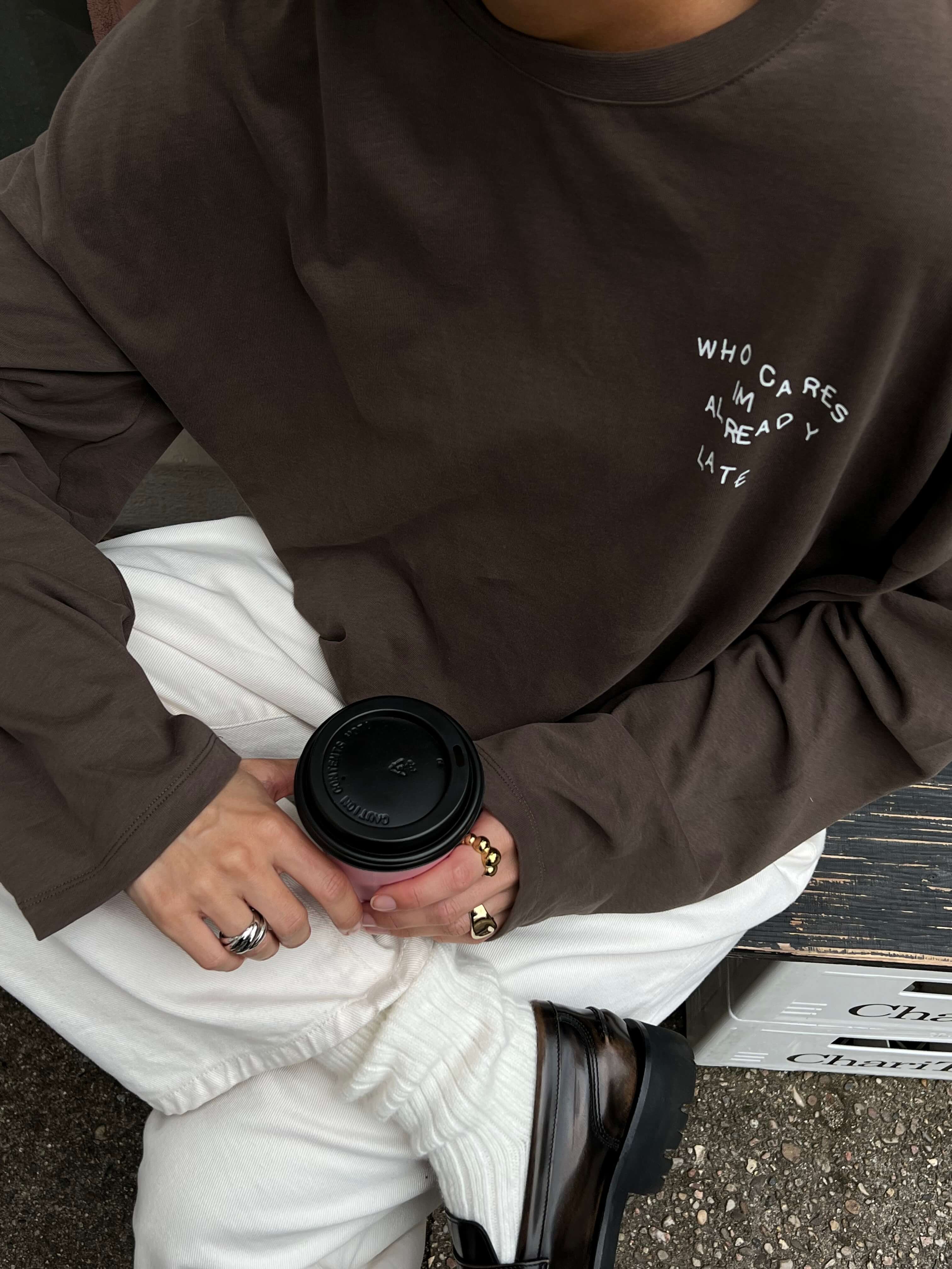 WHO CARES Longsleeve