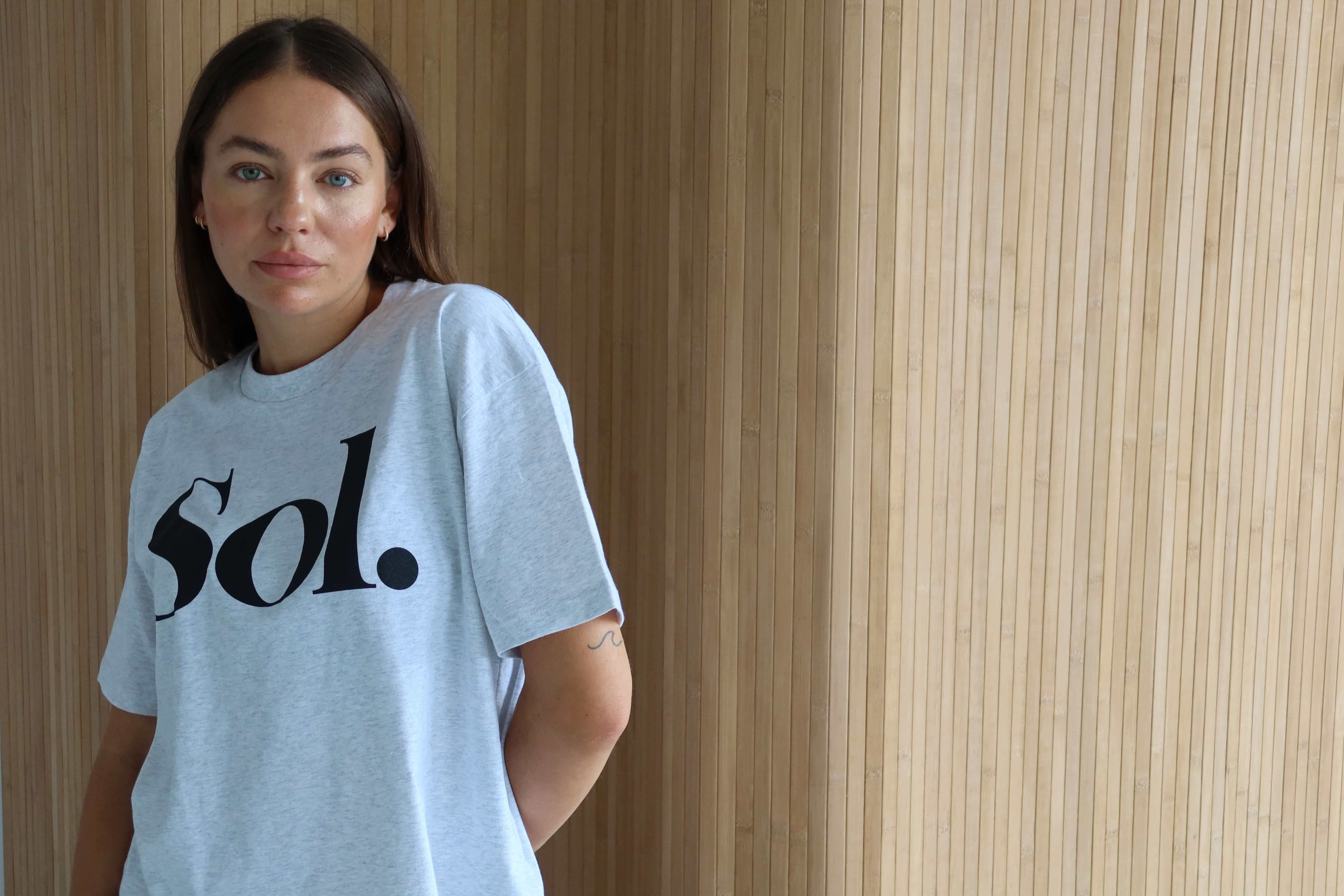 SOL CROPPED T-SHIRT