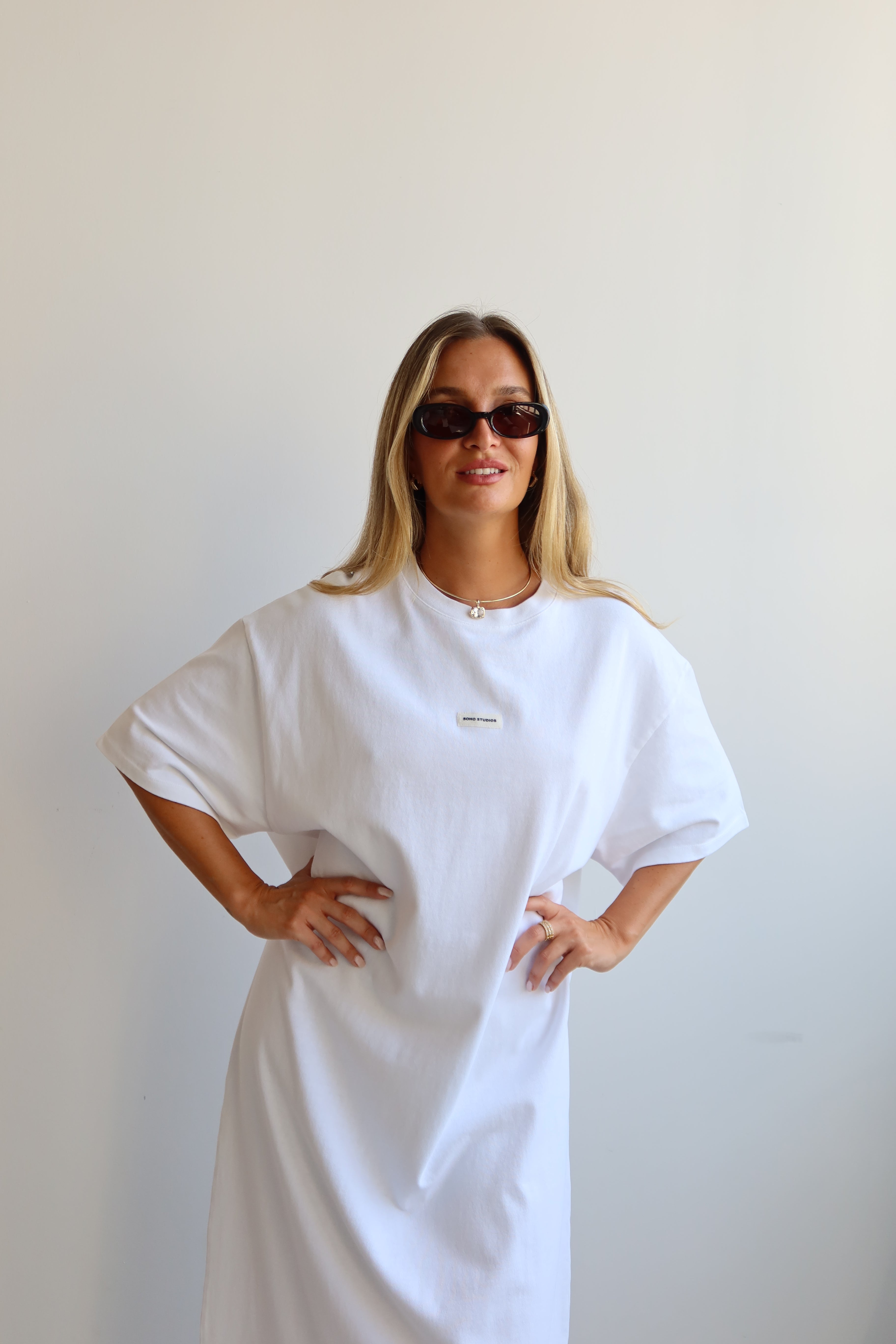 SOHO STUDIOS MAXI DRESS offwhite