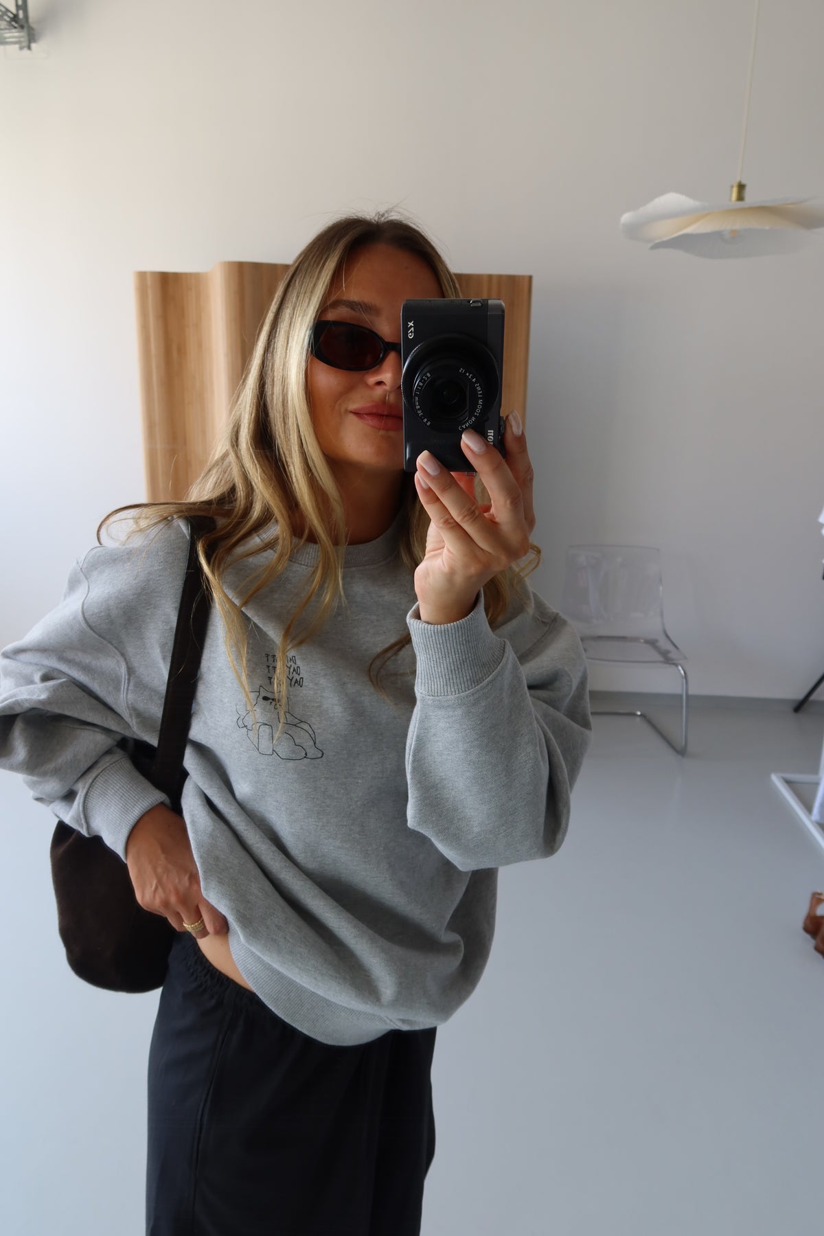 DAY OFF SWEATSHIRT GREY MELANGE