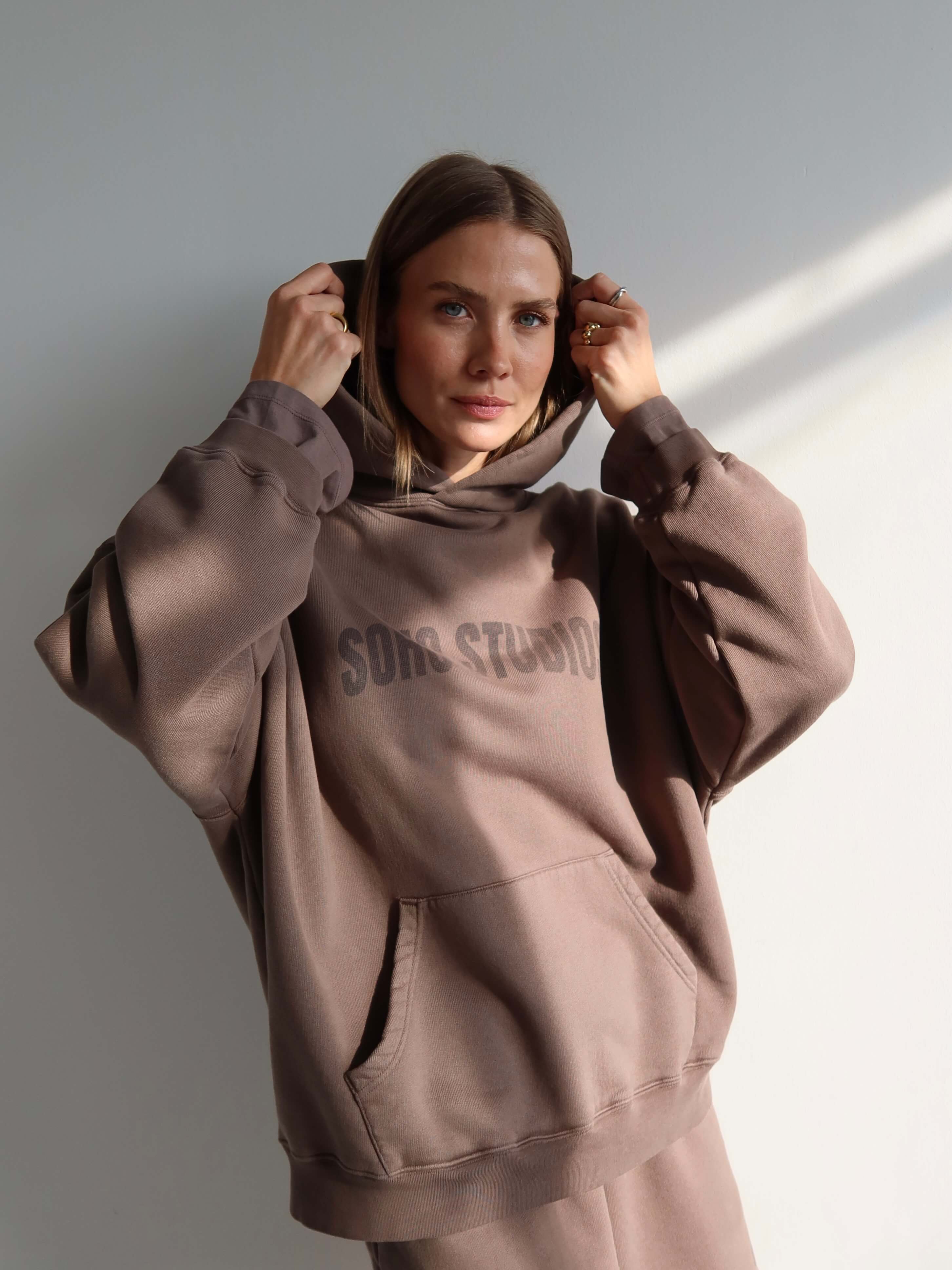 SOHO STUDIOS EDDA Hoodie brown