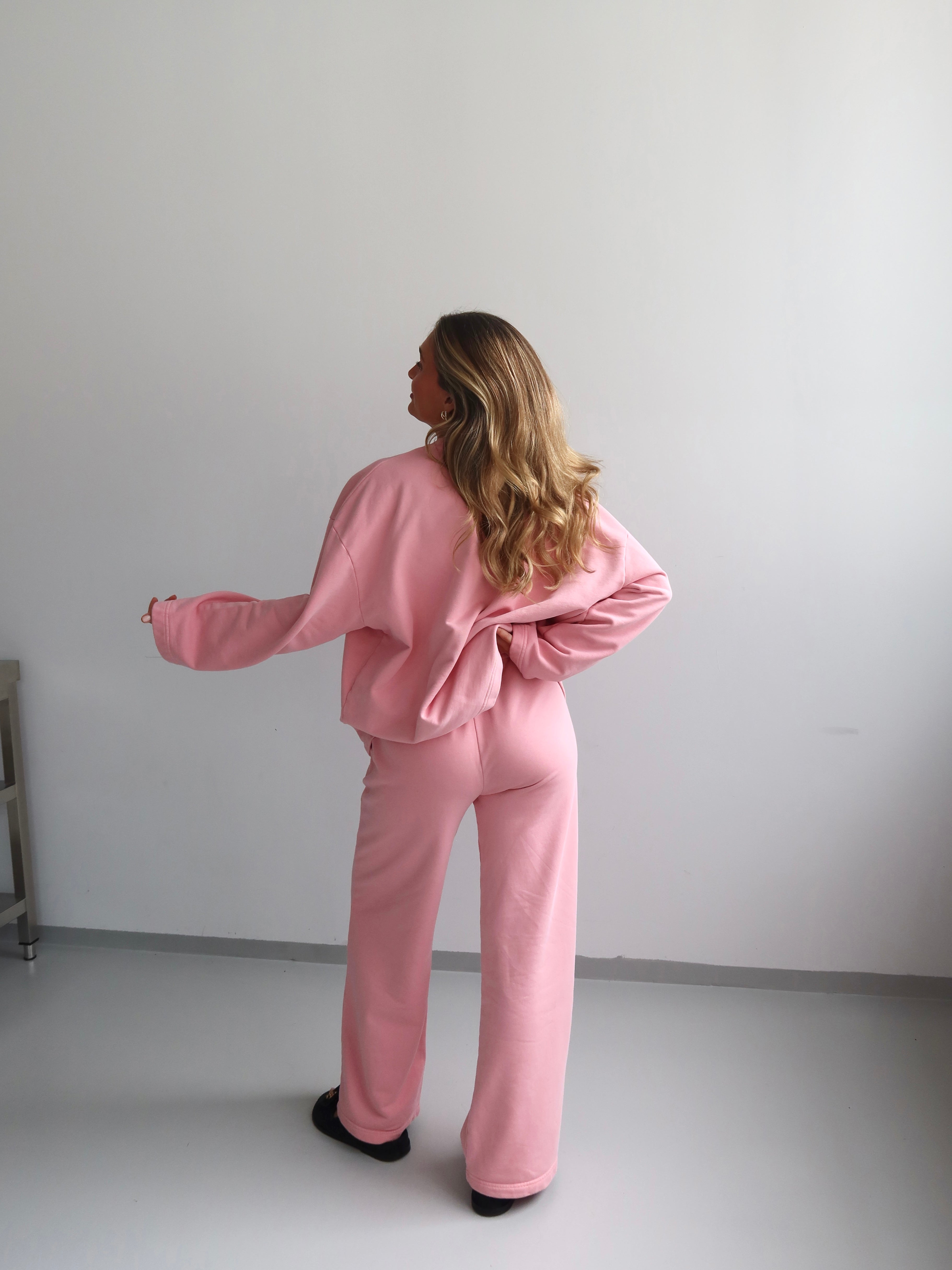 SOHO STUDIOS JENNA Sweatpants washed pink