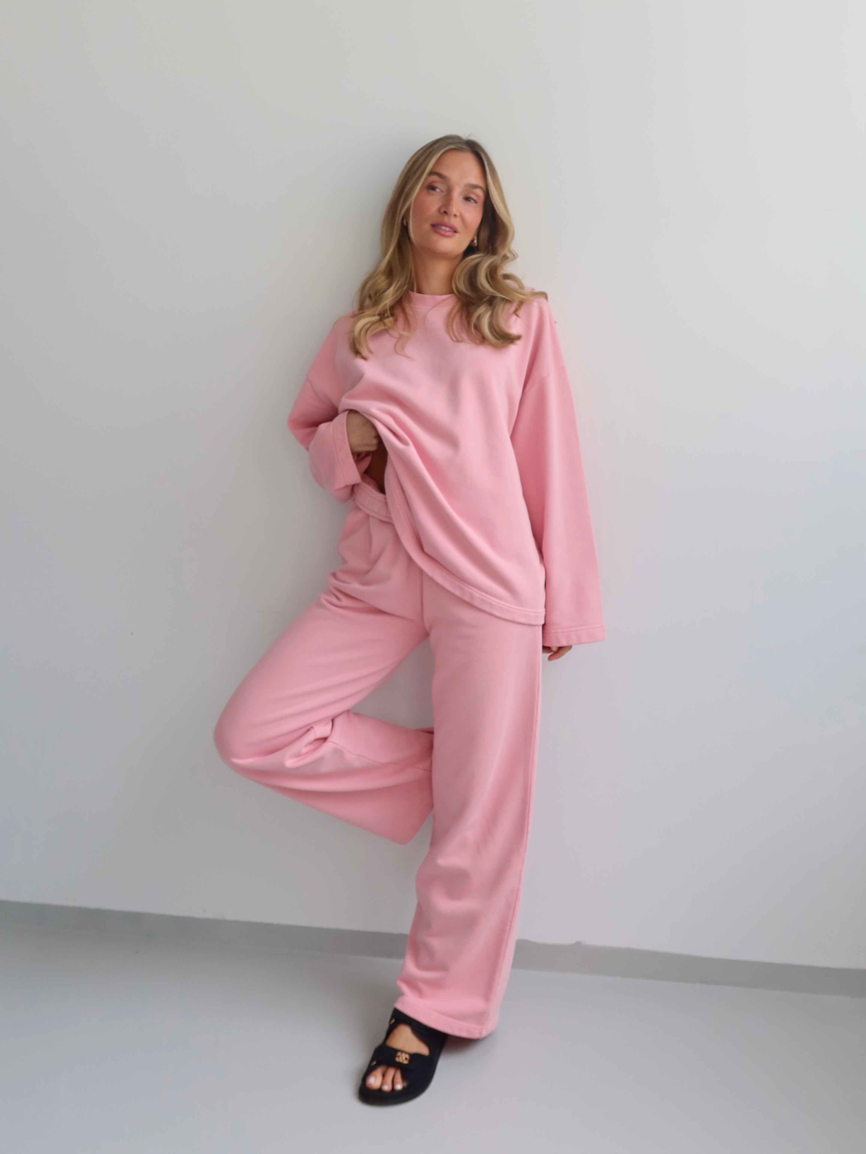 SOHO STUDIOS JENNA Sweatpants washed pink