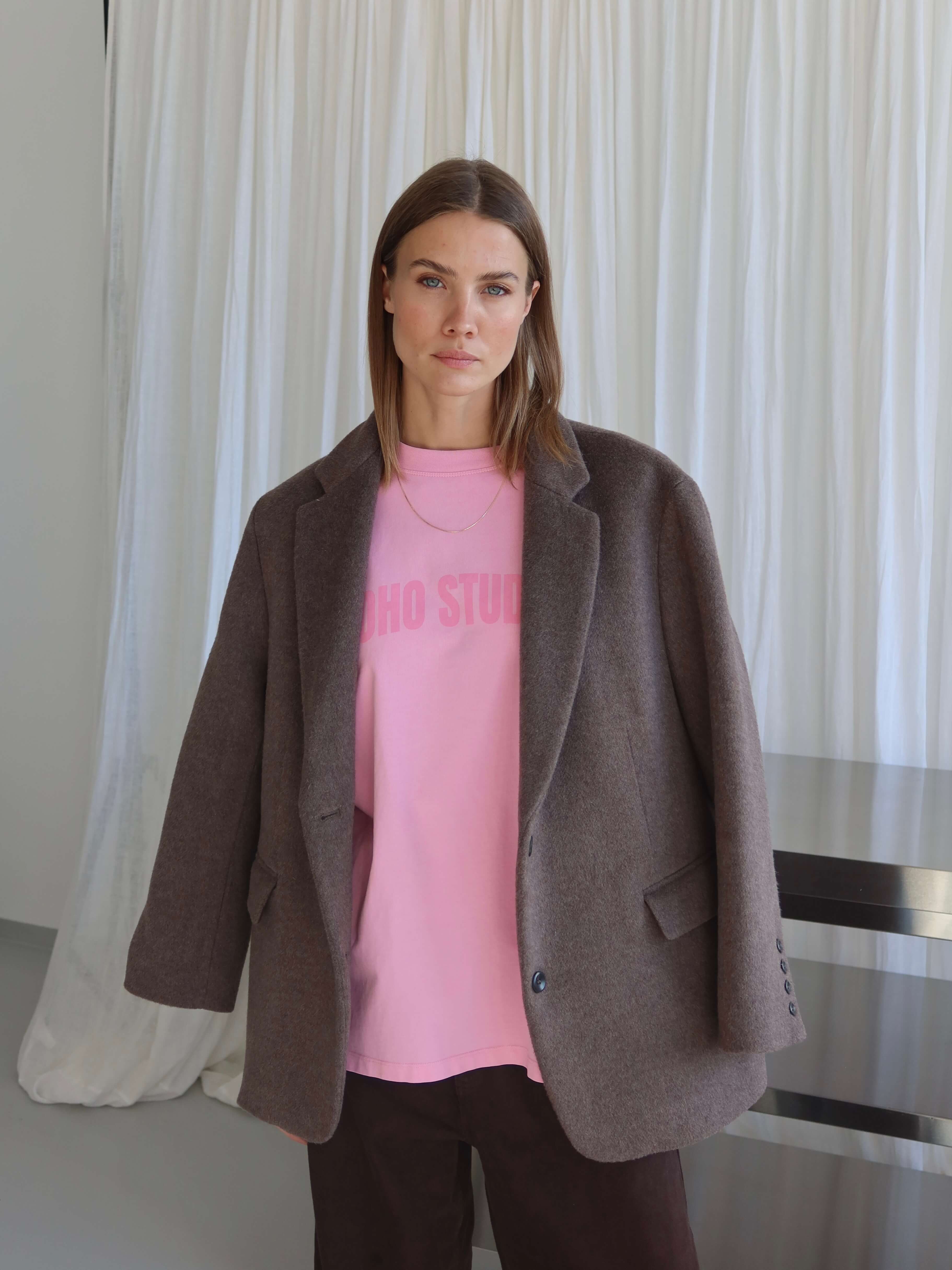 SOHO STUDIOS LOGO T-Shirt washed pink