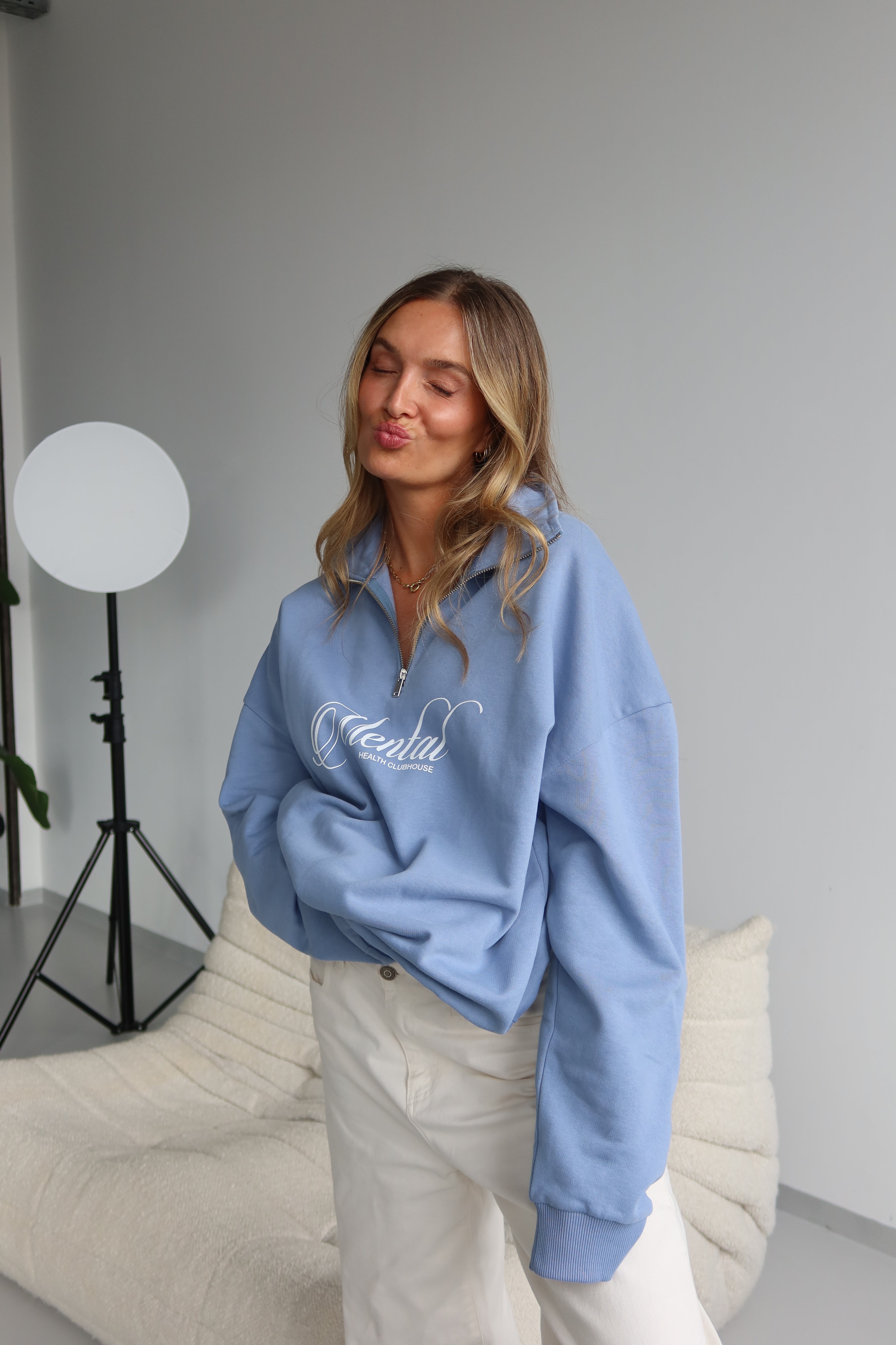 MENTAL HEALTH Zip Sweater